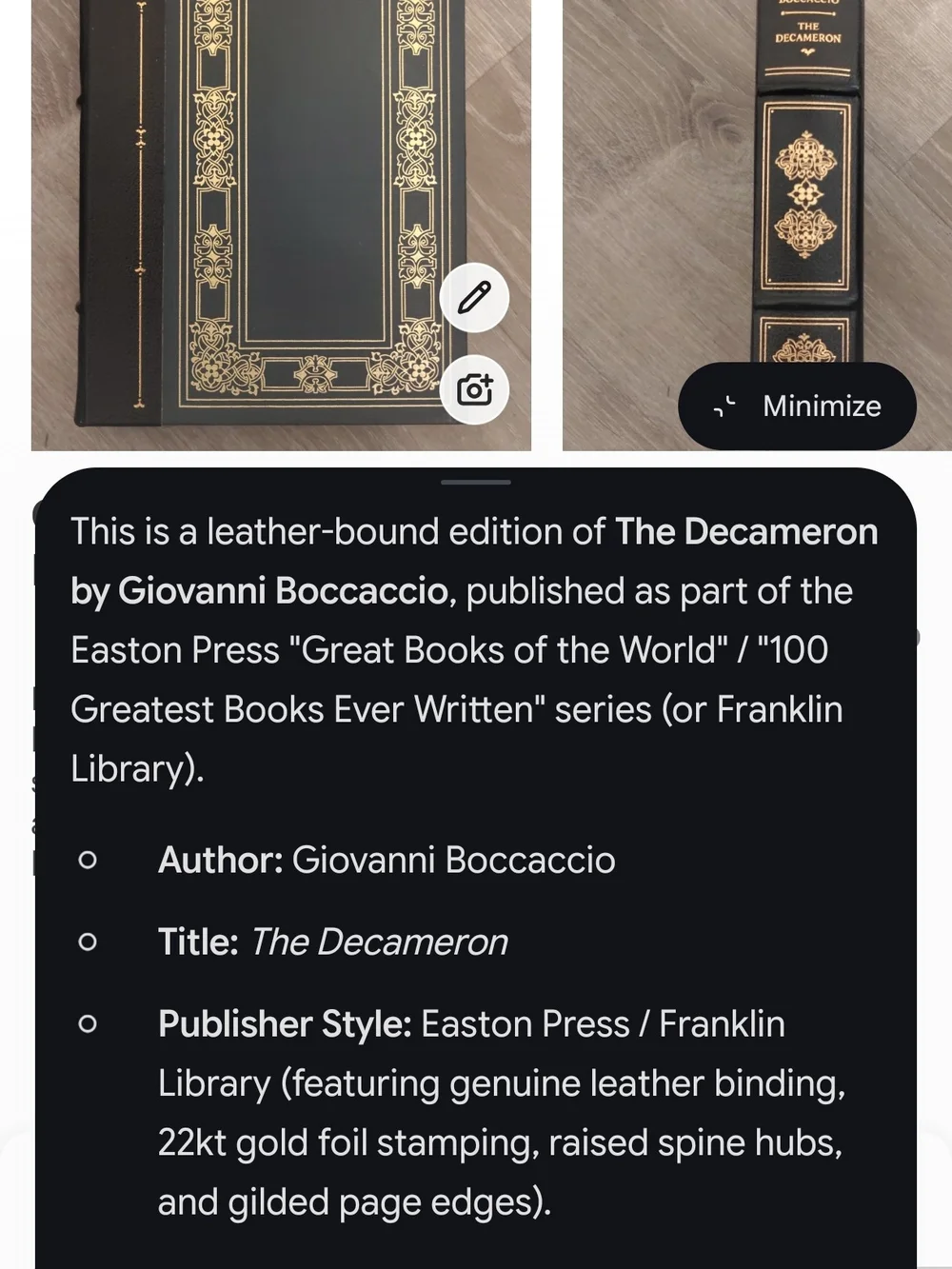 Vintage Book The Decameronby Giovanni Boccaccio